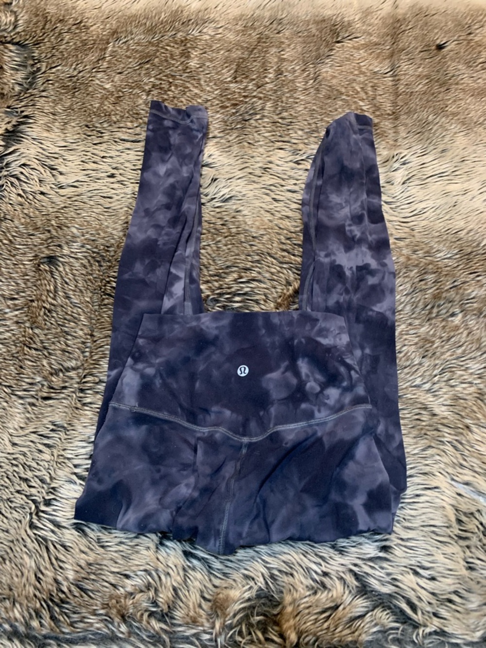 Lululemon Align Pant 25" *Diamond Dye Diamond Dye Pitch Grey Graphite Grey sz 2